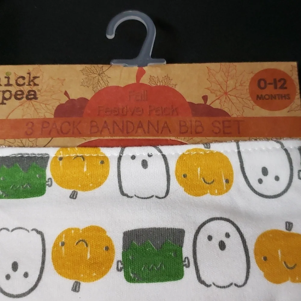 Chickpea Fall Festive Pack, 3-pack Bandana Bib Set